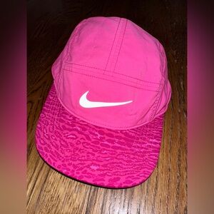 Rare - NWOT - Nike AW84 5-Panel Running Hat, Hot Pink Performance Cap